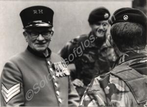 Chelsea Pensioner and former Gloucestershire Regim