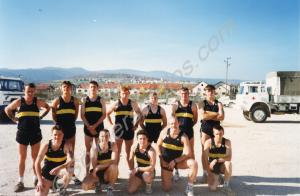 Victors in 'The Nines Cup'. "C" Company Cross Coun