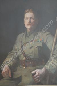 Oil painting portrait of Lt.-Col. Dan. Burges V.C.