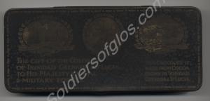 Chocolate gift box. "The gift of the Colonies of T