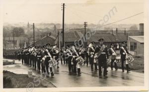 Gloucestershire Regiment Band. Barnard Castle 1953