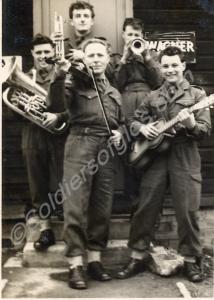 Gloucestershire Regiment Bandsmen.  c.1959.