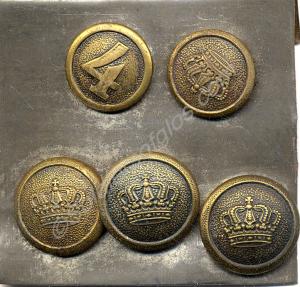 German Military buttons. Believed to have come fro