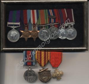 Group of ten medals; 1939-1945 Star, France and Ge