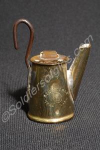 World War I 'trench art', a miniature kettle made