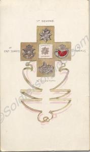 95 Infantry Brigade Christmas Card 1916, with inse
