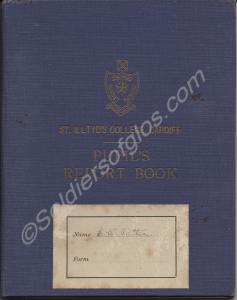 Pupil's report book of Edmund William Patten, St.