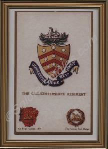 Framed enlarged photograph of an old Gloucestershi