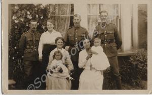 Family group and friends of 290261 Private Edwin J