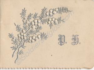 Compliments card of Mr. and Mrs. Edwin James Hathw