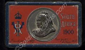 Chocolate gift box to troops from Queen Victoria.