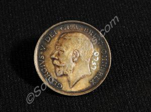 1916 half Crown coin, belonging to Cpl. David Walt