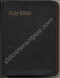 Holy Bible, belonging to 13925 Lance-Corporal Maur