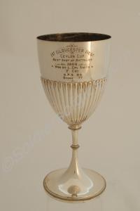 Silver plated Cup, engraved '1st Gloucester Regt C