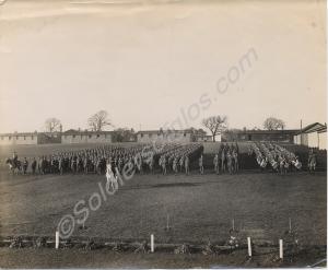Parade. 2nd Battalion, The Gloucestershire Regimen