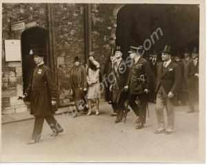 Visit by Governor of Rome, Prince Potenziani, and