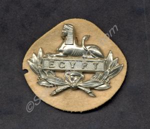 Sphinx headdress insignia. Worn on Field Service c