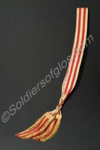 Officer's gold and crimson full dress shoulder sas