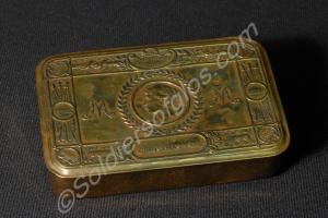 Princess Mary gift box, Christmas 1914. Belonged t