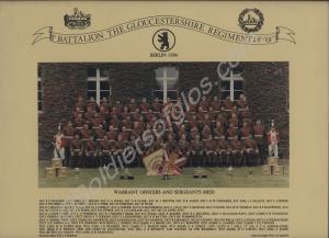 Framed and mounted colour photograph of Warrant Of