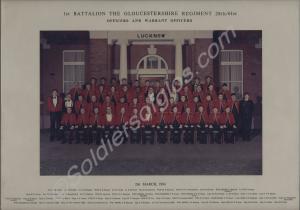 Framed and mounted colour formal photograph of Off