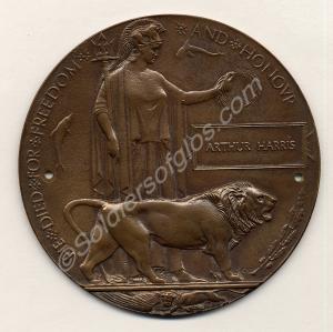 Bronze Memorial Plaque. Awarded to 1730/240183 Pri