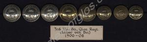 Buttons of 3rd (Volunteer) Battalion, The Gloucest
