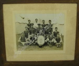 Framed photograph  of a unknown Gloucestershire Re