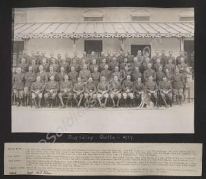 Staff College Quetta 1927. (Includes some rising s