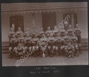 Rugby Team, 2nd Battalion The Gloucestershire Regi
