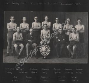 Boxing Team. 2nd Battalion, The Gloucestershire Re