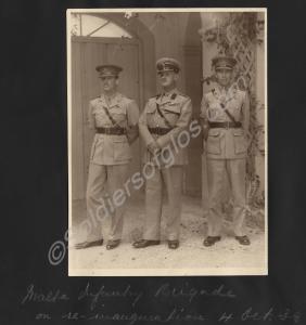 Malta Infantry Brigade on Re-inauguration. 4th Oct