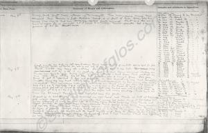 Photocopy of a summary from War Diary of 2nd Batta