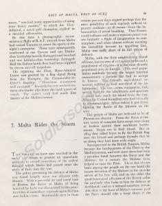 Photocopies of extracts from a book about Malta in