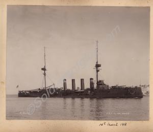 HMS Black Prince. Malta. 16th March 1913.