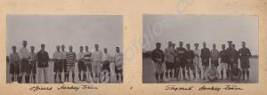 Officers' and sergeants' hockey teams. 2nd Battali