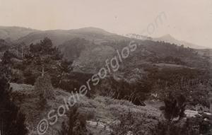St Helena. View from Longwood House, once the pris