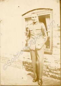 Soldier of The Gloucestershire Regiment.  c. 1924.
