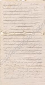P.O.W. letter from Lance Corporal Richard Carter,