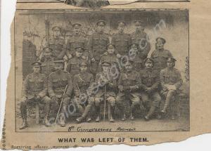 "8th Gloucestershire Regiment. What was left of th