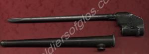No. 4 MK II spike bayonet. Used were used with the