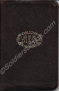 1945 Collins Gem diary belonging to Lance-Corporal