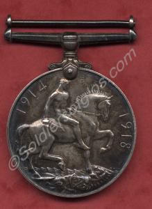 British War Medal. Awarded to 11494 Private George