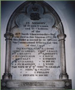 Photograph of memorial dedicated to the 13 men, 4