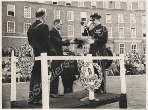 The Reverend Ash Parsons presenting the Victoria C