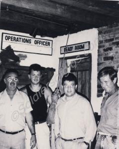 Captain Eddie Fry and others. Gloucestershire Regi
