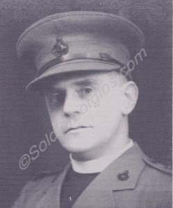 Harold Beck as an army chaplain during the Second