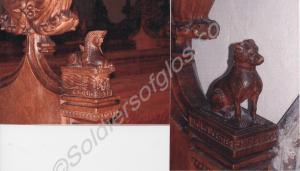Photocopies of pew carvings in Danbury Church, Ess