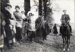 Duke of Beaufort (bowler hat, centre) and Lieutena