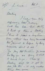 Letter written home by Captain the Reverend John E
